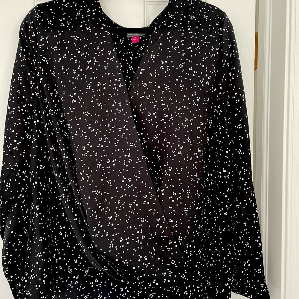 Vince Camuto Faux Wrap Blouse